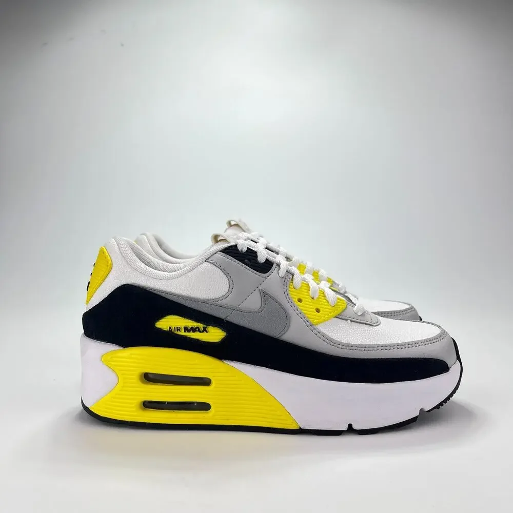 Nike Women’s Air Max Sneakers in White, Gray, Black, Yellow